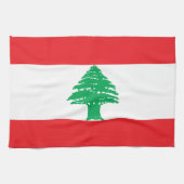 Linge De Cuisine Drapeau du Liban (Horizontal)