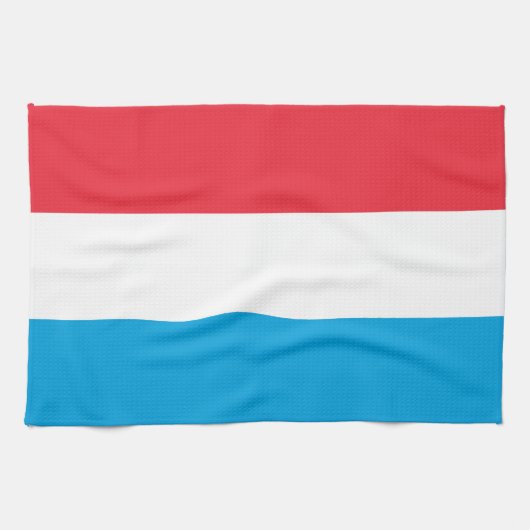 Linge De Cuisine Drapeau du Luxembourg (Horizontal)