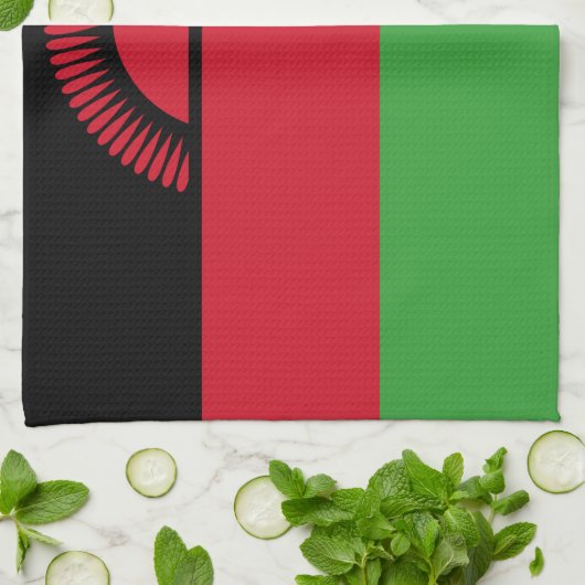 Linge De Cuisine Drapeau du Malawi (Plié)