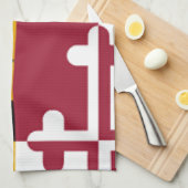 Linge De Cuisine Drapeau du Maryland (Quart Plié)