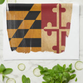Linge De Cuisine Drapeau du Maryland (Plié)