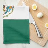 Linge De Cuisine Drapeau du Mexique, Bandera de la République mexic (Quart Plié)