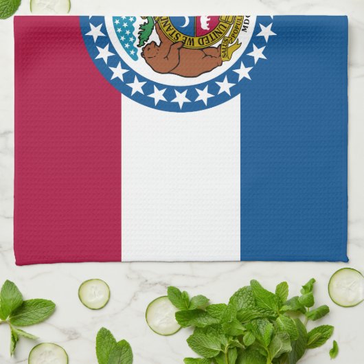 Linge De Cuisine Drapeau du Missouri (Plié)