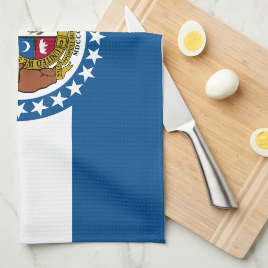Linge De Cuisine Drapeau du Missouri (Quart Plié)