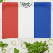 Linge De Cuisine drapeau du Paraguay (Plié)