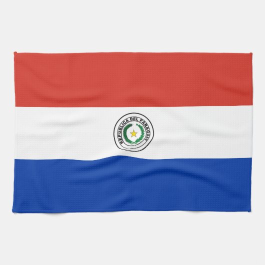 Linge De Cuisine drapeau du Paraguay (Horizontal)