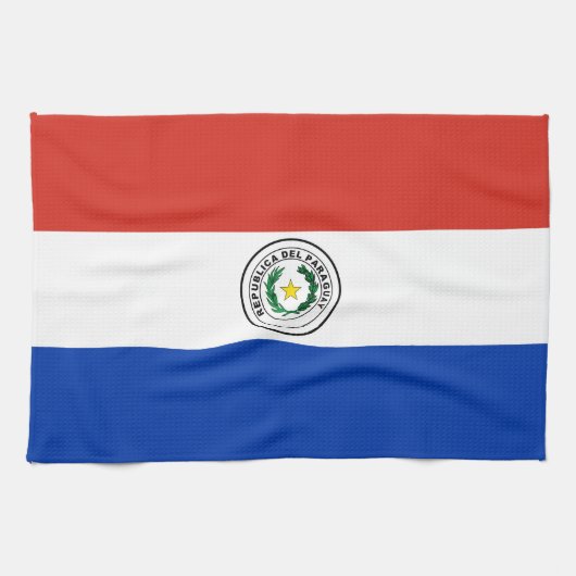 Linge De Cuisine Drapeau du Paraguay (Horizontal)