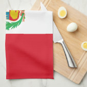 Linge De Cuisine Drapeau du Pérou (Quart Plié)