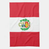 Linge De Cuisine Drapeau du Pérou (Vertical)