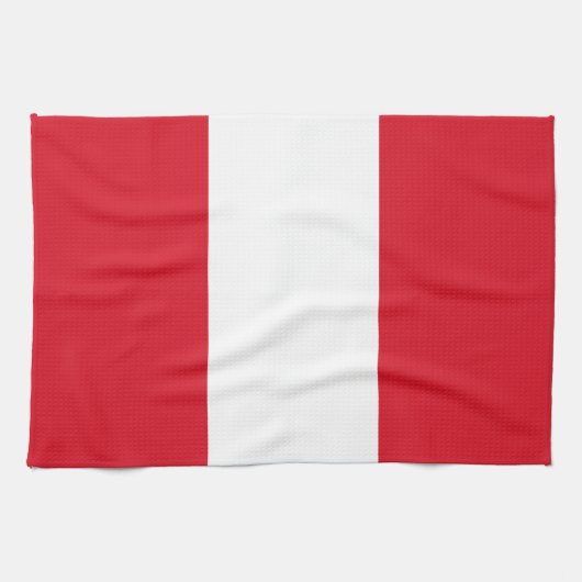 Linge De Cuisine Drapeau du Pérou (Horizontal)