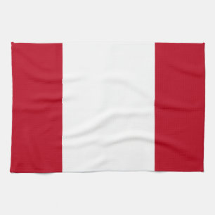 Linge De Cuisine Drapeau du Pérou