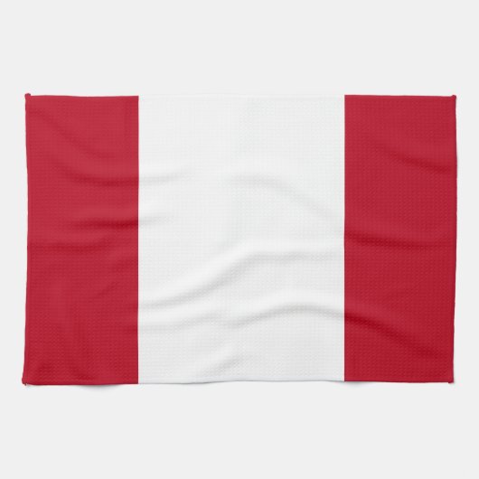 Linge De Cuisine Drapeau du Pérou (Horizontal)
