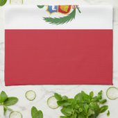Linge De Cuisine Drapeau du Pérou (Plié)