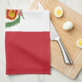Linge De Cuisine Drapeau du Pérou (Quart Plié)