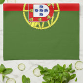 Linge De Cuisine Drapeau du Portugal (Plié)