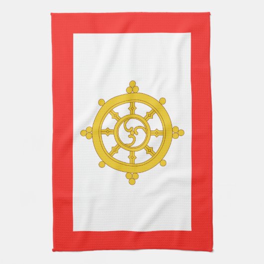 Linge De Cuisine Drapeau du royaume de Sikkim (Vertical)