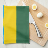 Linge De Cuisine Drapeau du Rwanda (Quart Plié)