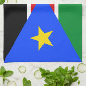 Linge De Cuisine Drapeau du Soudan du Sud (Plié)