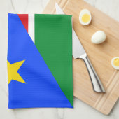Linge De Cuisine Drapeau du Soudan du Sud (Quart Plié)