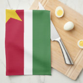 Linge De Cuisine Drapeau du Suriname (Quart Plié)