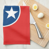 Linge De Cuisine Drapeau du Tennessee (Quart Plié)