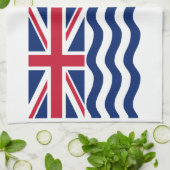 Linge De Cuisine Drapeau du Territoire britannique de l'océan Indie (Plié)
