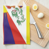 Linge De Cuisine Drapeau du Tibet libre (Quart Plié)