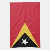 Linge De Cuisine Drapeau du Timor oriental (Vertical)