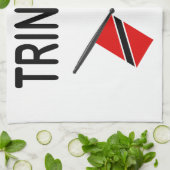 Linge De Cuisine Drapeau du Trinidad-et-Tobago (Plié)