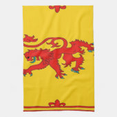 Linge De Cuisine Drapeau effréné de lion rouge de l'Ecosse (Vertical)