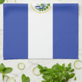 Linge De Cuisine Drapeau El Salvador (Plié)