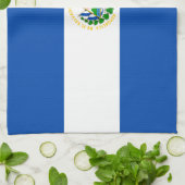Linge De Cuisine Drapeau El Salvador (Plié)