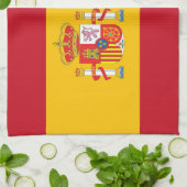 Linge De Cuisine Drapeau espagnol (Plié)