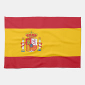 Linge De Cuisine Drapeau espagnol (Horizontal)