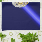 Linge De Cuisine Drapeau et insigne de la Ligne Bleue Mince (Plié)