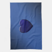 Linge De Cuisine Drapeau et insigne de la Ligne Bleue Mince (Vertical)