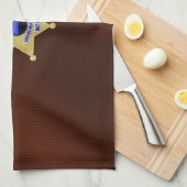 Linge De Cuisine Drapeau et insigne de la Ligne Bleue Mince (Quart Plié)