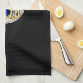 Linge De Cuisine Drapeau et insigne de la Ligne Bleue Mince (Quart Plié)