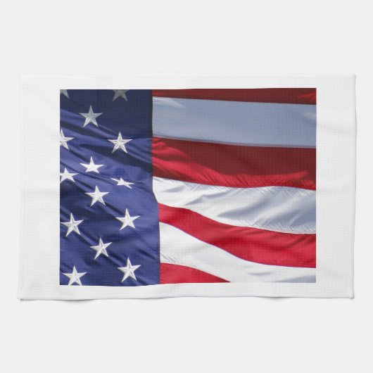Linge De Cuisine Drapeau Etats-Unis (Horizontal)