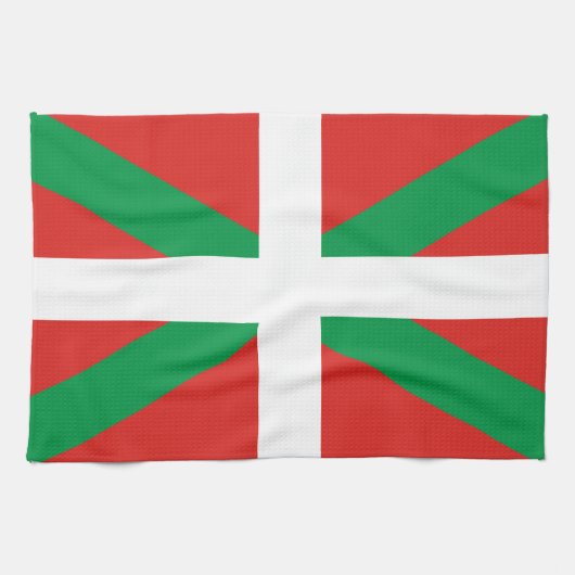 Linge De Cuisine Drapeau Euskadi (Horizontal)