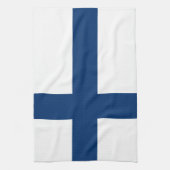 Linge De Cuisine Drapeau Finlande (Vertical)