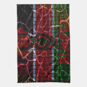 Linge De Cuisine Drapeau fissuré : Faites simple - Résilience kenya (Vertical)