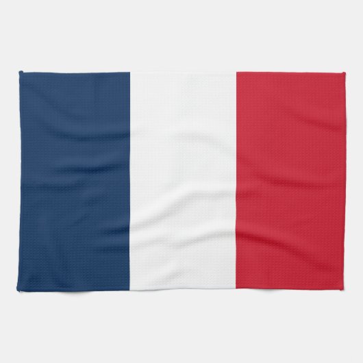 Linge De Cuisine Drapeau français (Horizontal)