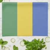 Linge De Cuisine Drapeau Gabon (Plié)