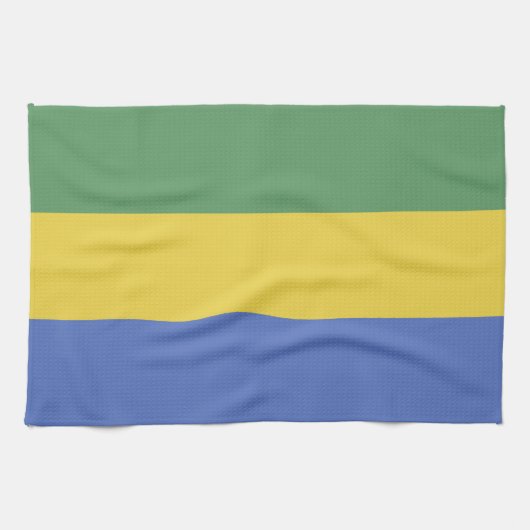 Linge De Cuisine Drapeau Gabon (Horizontal)