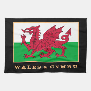 Linge De Cuisine Drapeau gallois & cuisine galloise, mode / sports