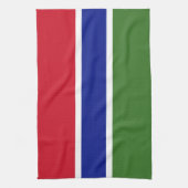 Linge De Cuisine Drapeau Gambie (Vertical)