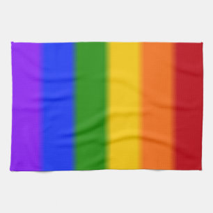 Linge De Cuisine Drapeau Gay pride arc-en-ciel plat