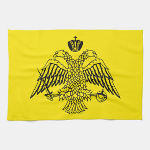 Linge De Cuisine Drapeau grec le mont Athos d'église orthodoxe