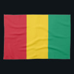 Linge De Cuisine Drapeau Guinée<br><div class="desc">Drapeau patriotique de Guinée.</div>